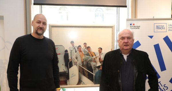 Dino Rađa u poseti izložbi „Veoma francuski život“ posvećenoj predsedniku Olimpijskog komiteta Srbije Božidaru Maljkoviću